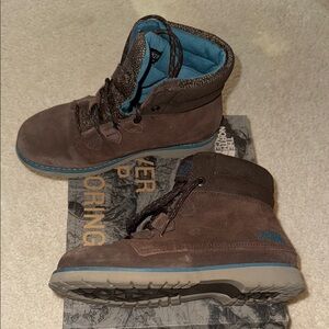North Face Women's Ballard Roll-Down SE Boots Size 5.5 Brown Like New